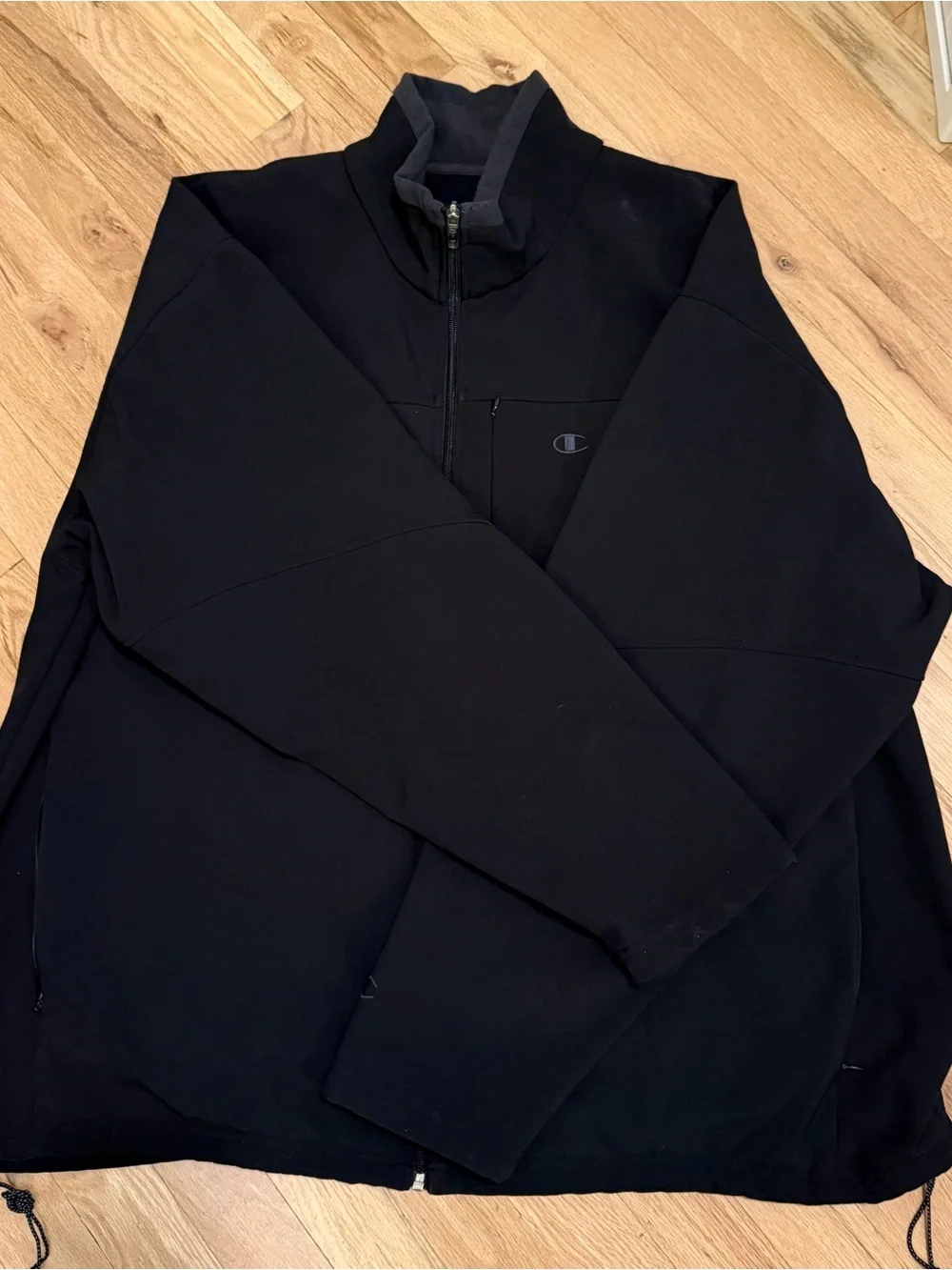 Champion Black Lightweight Full-Zip Shirt Jacket